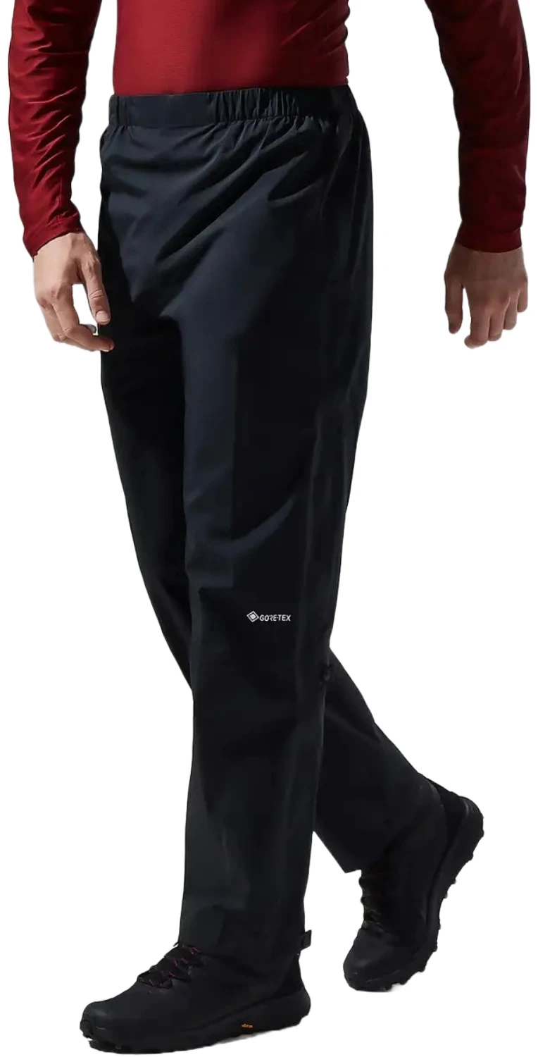 Berghaus Pantaloni Uomo Pacsmart 2.5l, Impermeabili E Traspiranti, Pertex Shield Pro, Cerniere Laterali 3/4, Vita Elastica, Pratico Sacco Incluso - 3