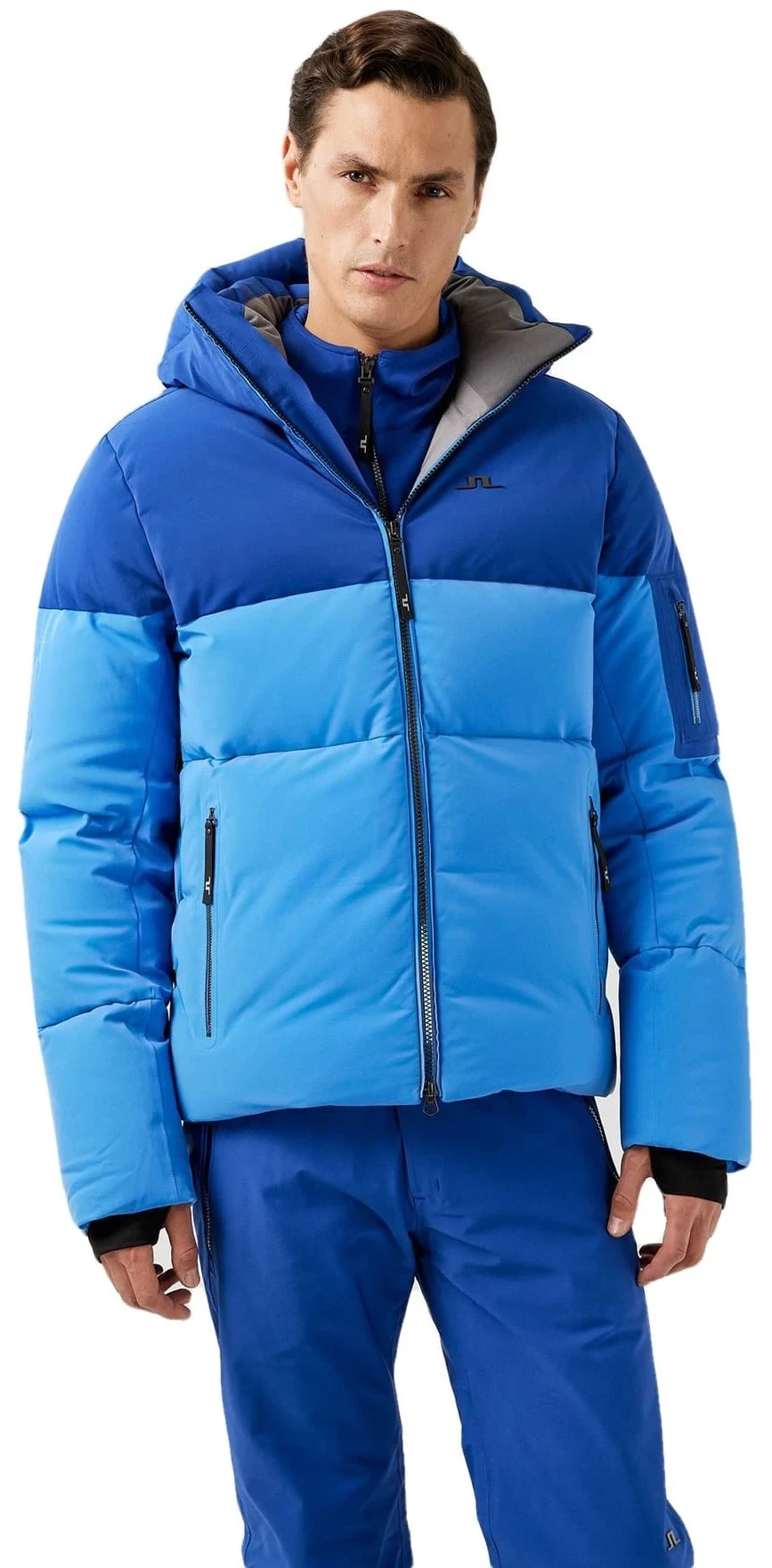 Ski Jackets J Lindeberg Ease Hooded Down Jacket Men's Omnia Jacket